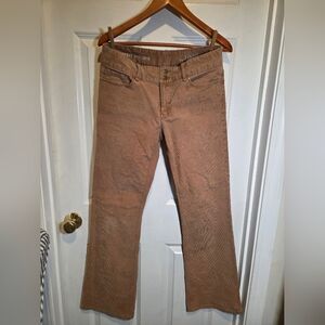 Womens Gap 1969 Size 10/30 Tan Corduroy Bootcut Pants